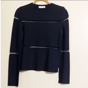 Zara cut out long sleeve top